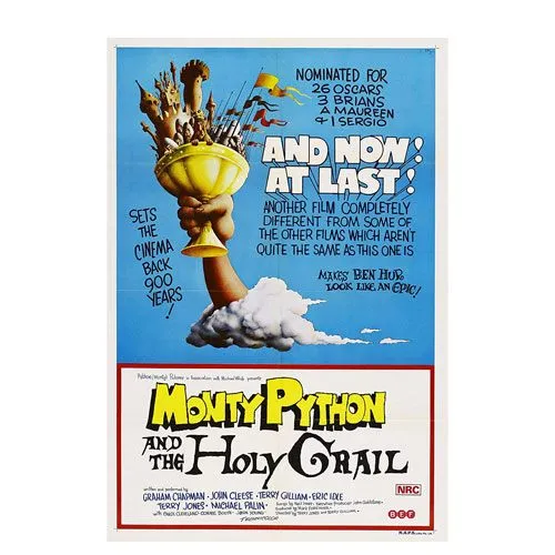 monty python and the holy grail poster