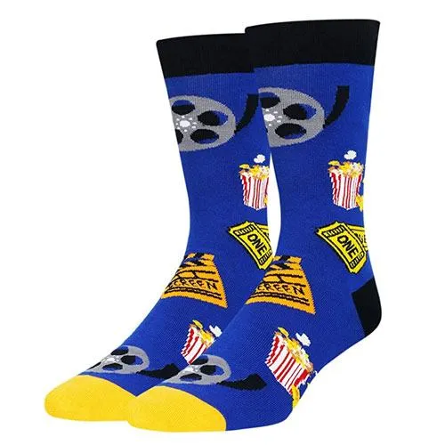 novelty popcorn movie socks