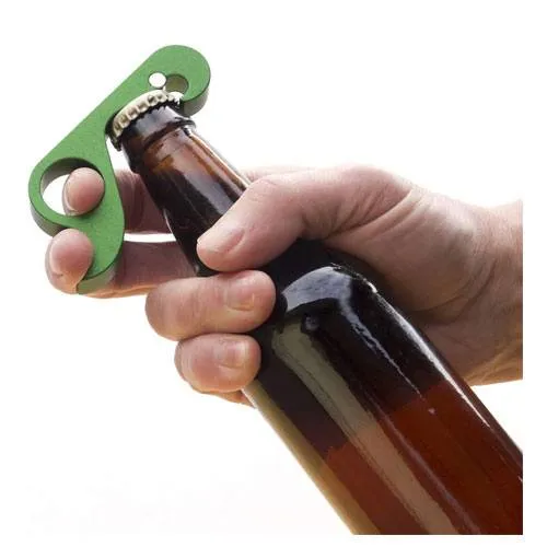 one handed bottle opener