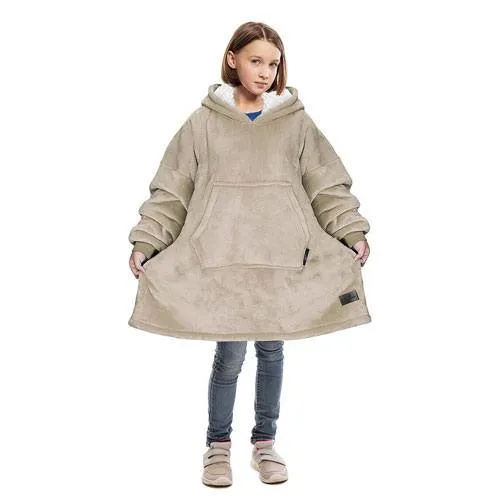 oversized sherpa hoodie