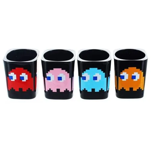 pac-man shot glasses set