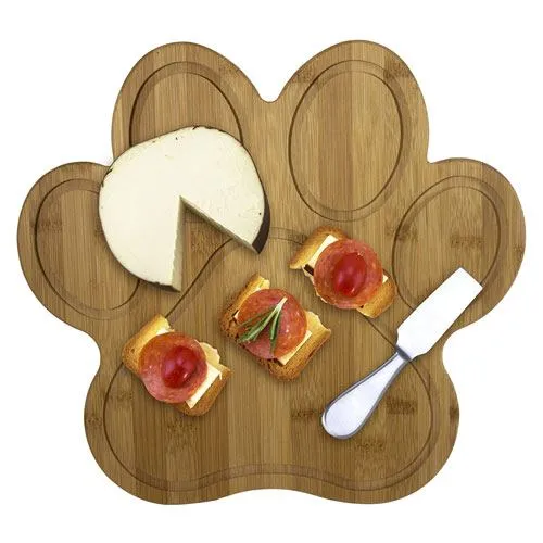 paw shaped cutting board
