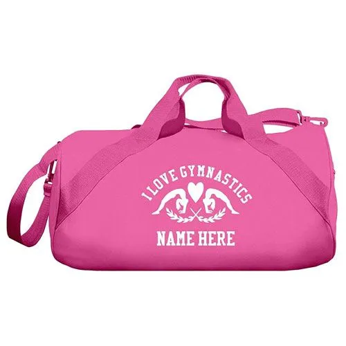 personalized gymnastics duffle bag