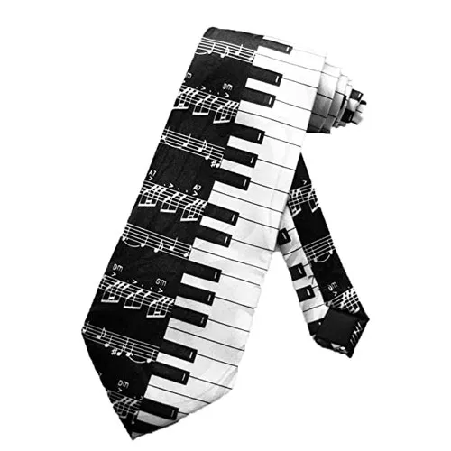 piano key necktie gift