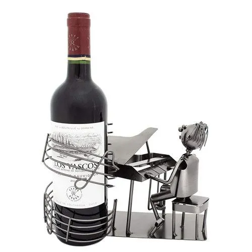piano wine bottle holder