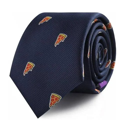 pizza pattern necktie