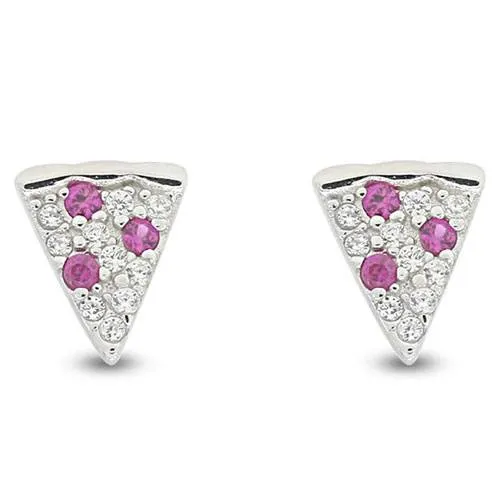 pizza slice stud earrings