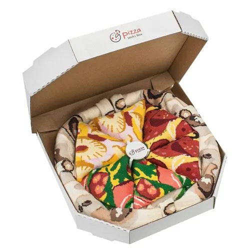 pizza socks gift idea