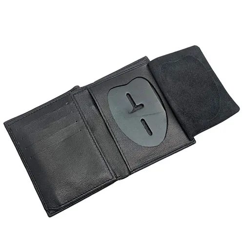 police badge bifold wallet