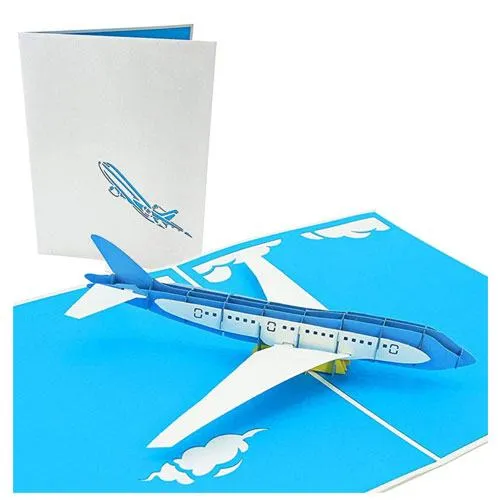 pop up airplane card