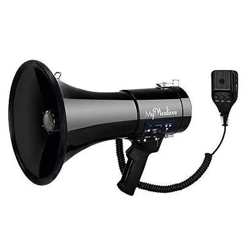 portable megaphone present