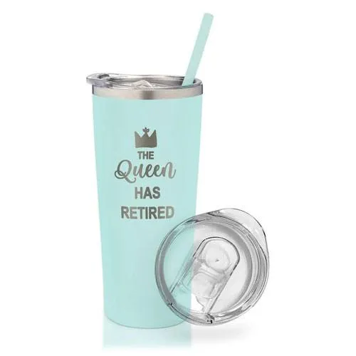 queen has retired tumbler