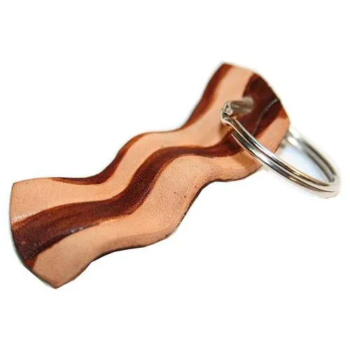 3d bacon keychain