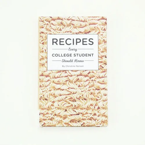 college student recipes book