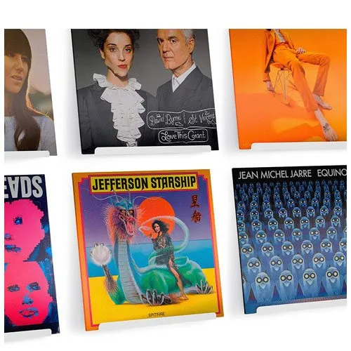 record wall display stands