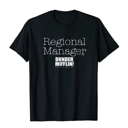 regional manager t-shirt dunder mifflin