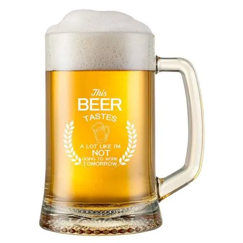 not working beer glass