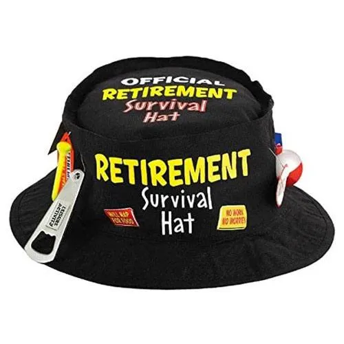 retirement survival hat