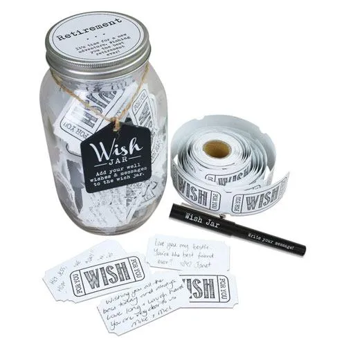 retirement wish jar