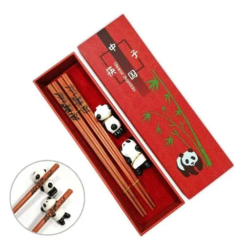 reusable panda chopsticks