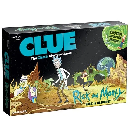 rick and morty clue board game