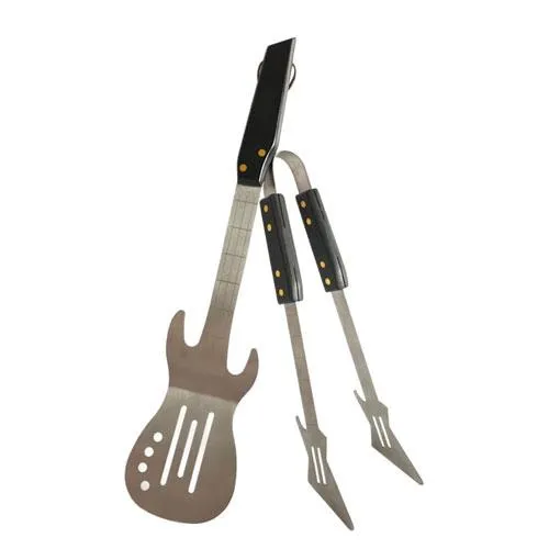 rock guitar spatula tongs utensils