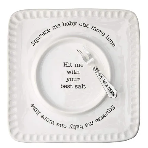 lime & salt rimmer plate