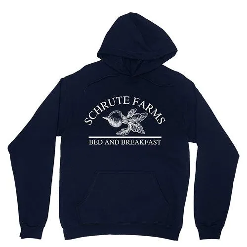 schrute farms pullover hoodie 