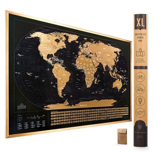 scratch off travel map