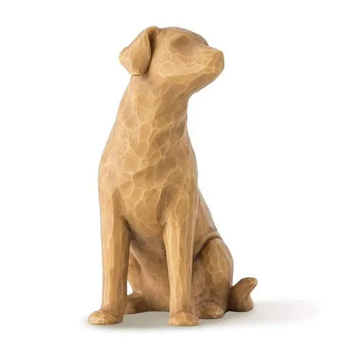 sculptured dog figure