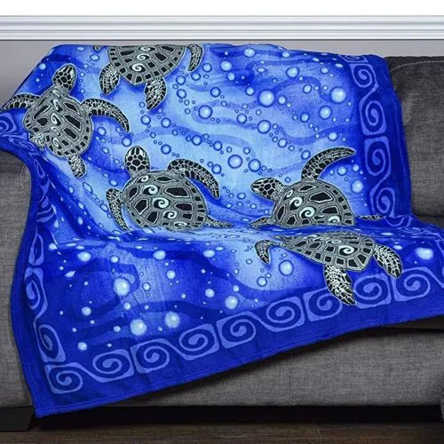 sea turtle blanket