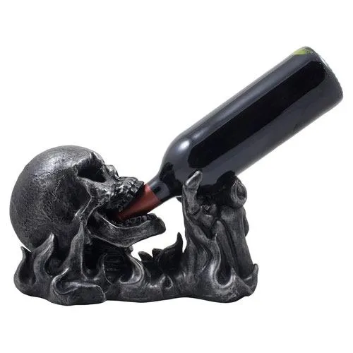 skull bottle holder