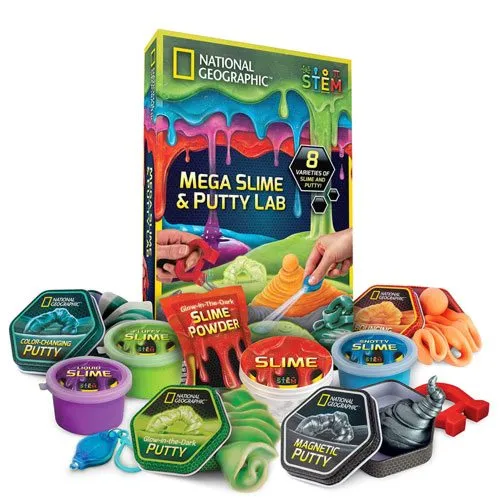 national geographic slime putty kit
