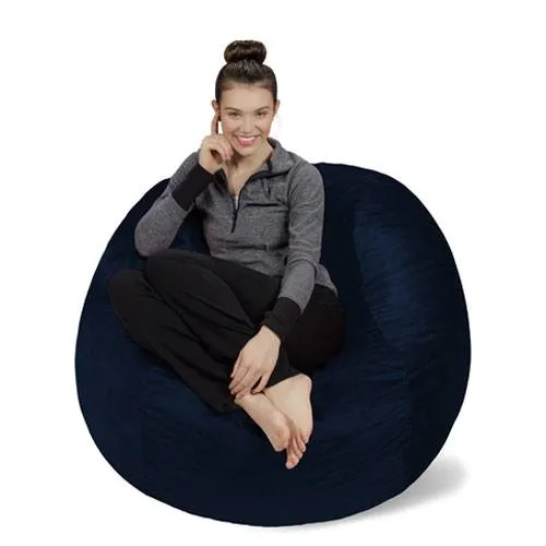 soft bean bag chair present