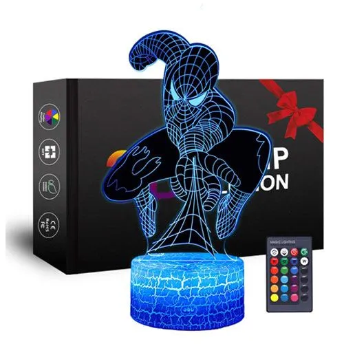 spiderman 3d night light