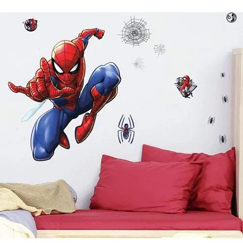 spiderman wall decals set