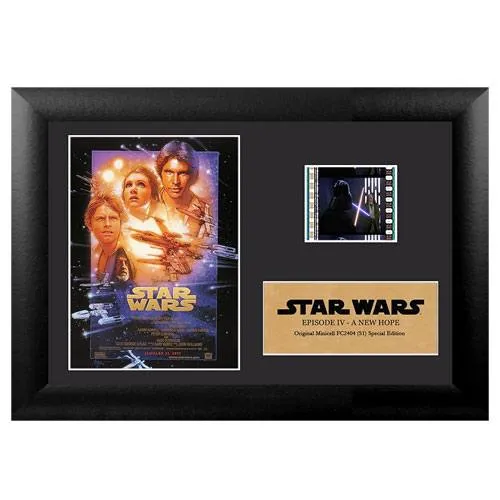 star wars film cell display present