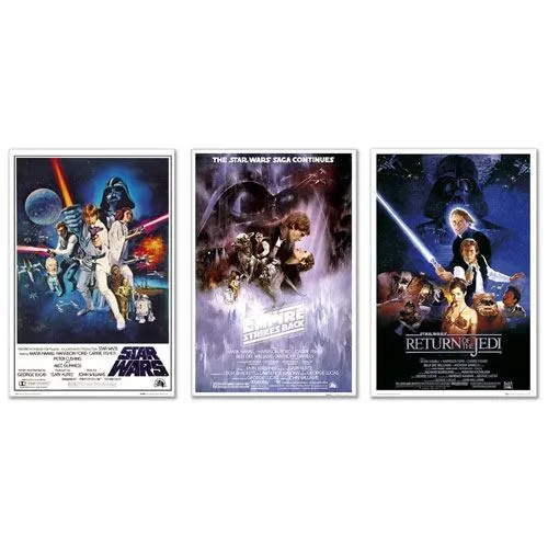 star wars original movie posters set