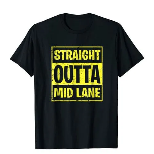 straight outta mid lane shirt