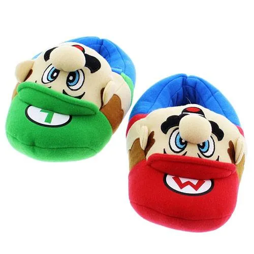 super mario slippers