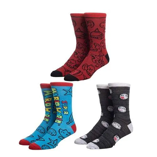 super mario socks box set