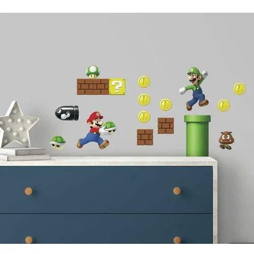 super mario wall decals