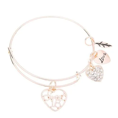 sweet 16 charm bracelet