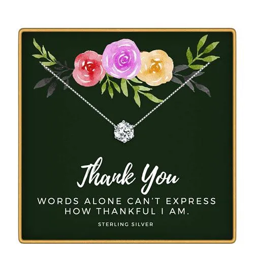 thank you necklace