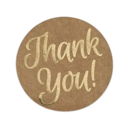 thank you stickers