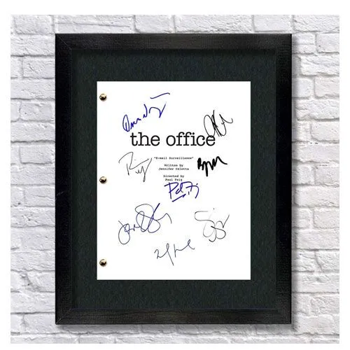 the office autographed script gift