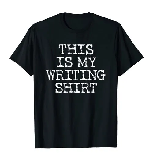 this is my writing shirt