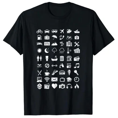 travel icon shirt