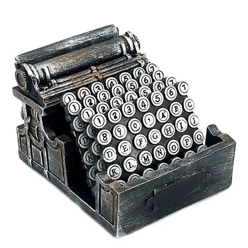 typewriter drinks coasters set