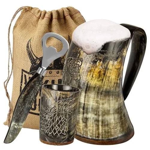 viking horn mug